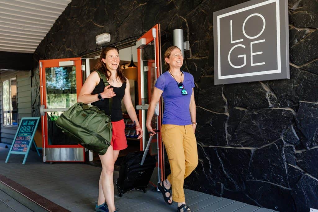 2021-06-23-VCO-Bend-80-large Two women walk out of LOGE in Bend in Central Oregon
