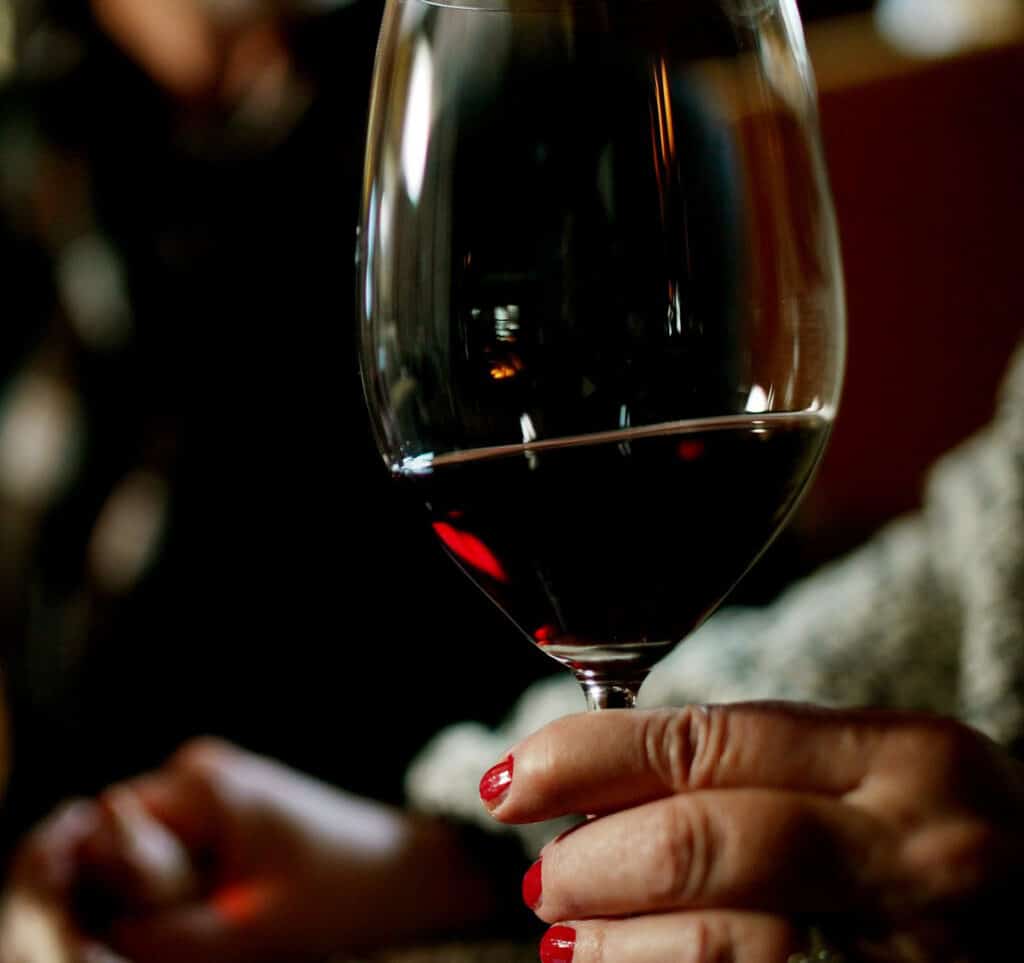 All_Footage-large2 closeup shots of 2 glasses of red wine