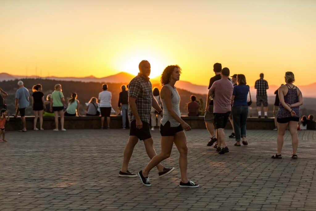 steve heinrichs photography-151-large A couple explores the top of Pilot Butte at Pilot Butte State Park