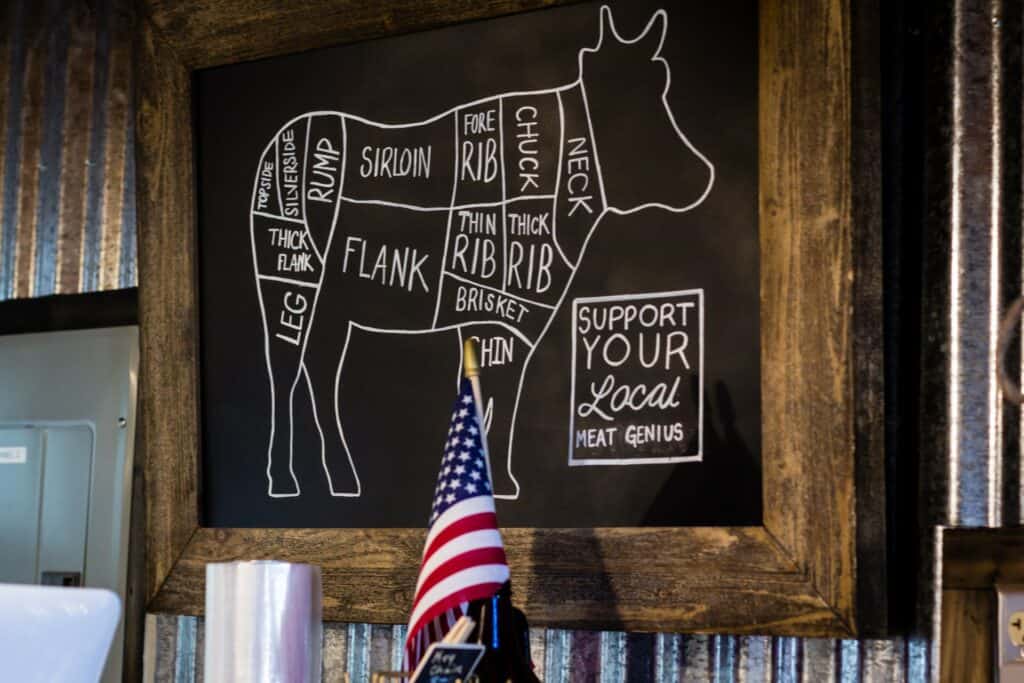 IMG_3596-large Chalkboard signage at Sisters Meat and Smokehouse in Sisters, Oregon