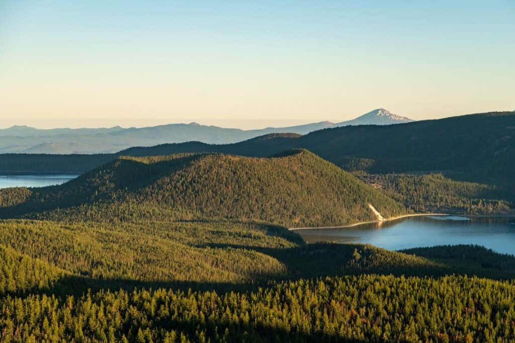 Sunrise_27-large View of Paulina and East Lake in the Newberry National Volcanic Monument