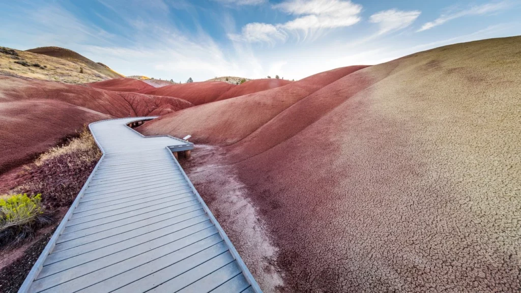 iStock-621498168-medium Boardwalk going through the Painted Hills.