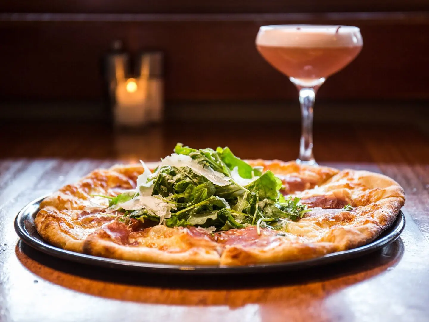 Pizza and margita.