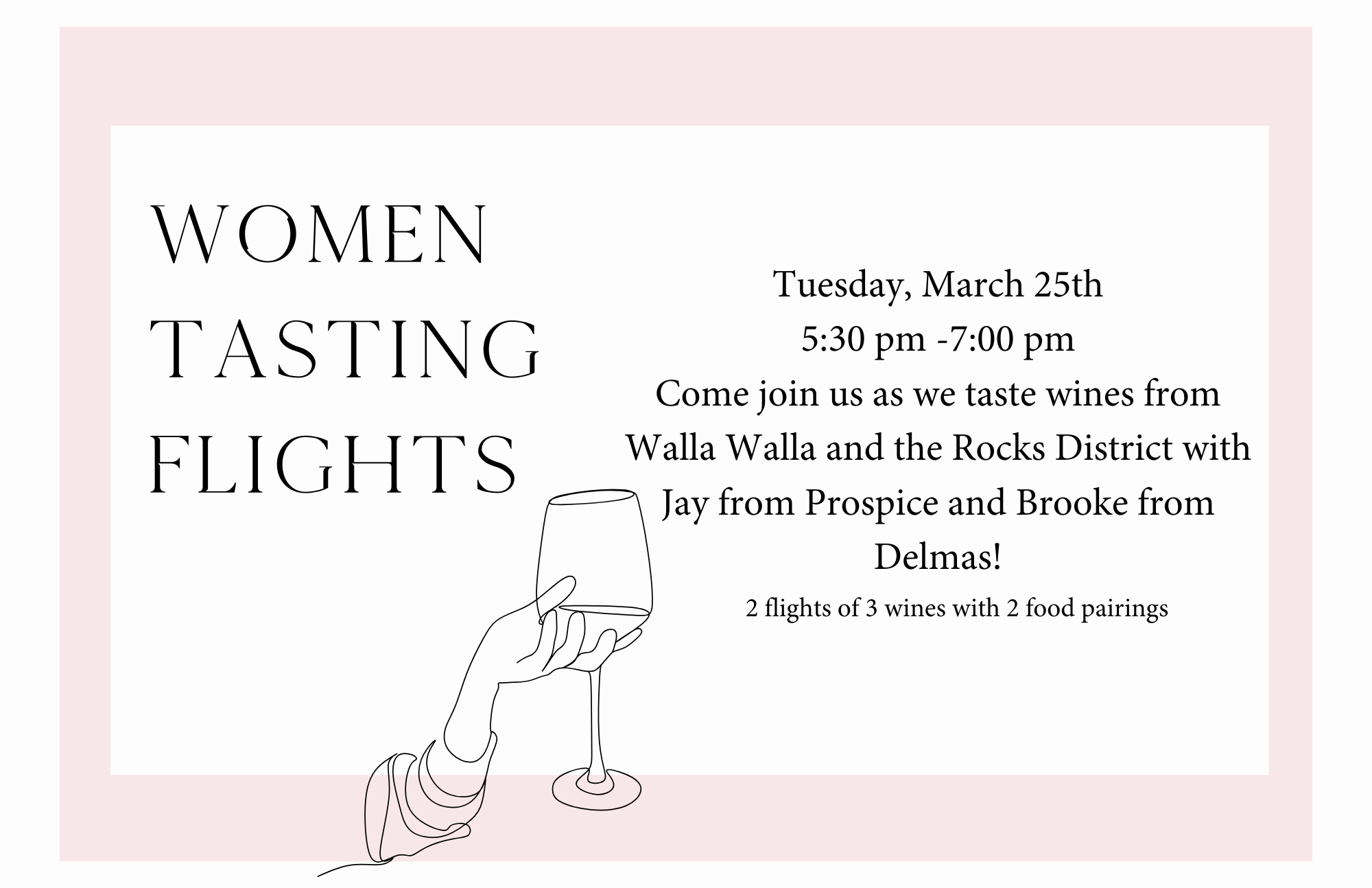 Women Tasting Flights: Walla Walla and the Rocks District