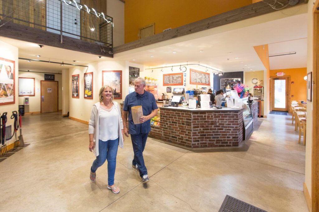 Lobby at Sisters Movie House in Sisters, Oregon